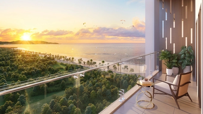 Tầm nhìn hướng biển của căn hộ Blanca