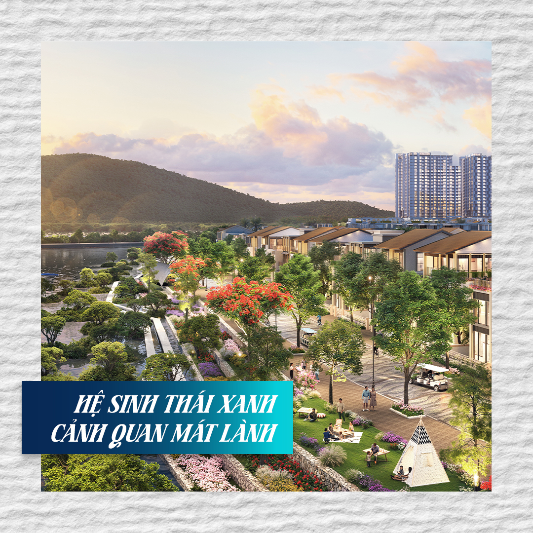 Biệt thự & nhà phố đảo nam Charmora City có hệ sinh thái sanh