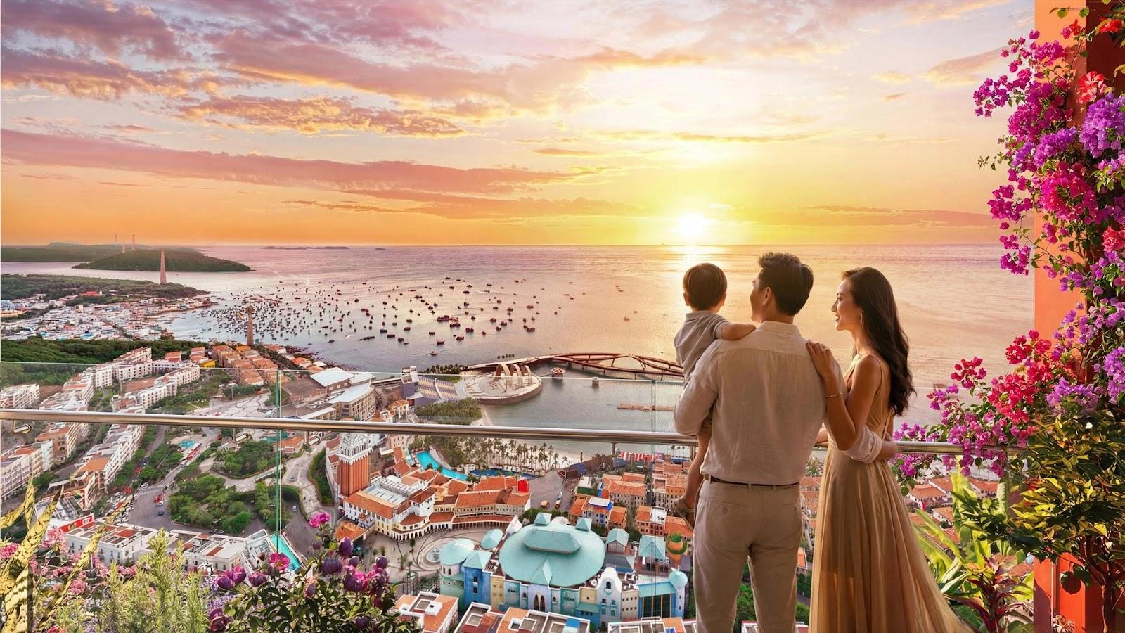 Căn hộ The Sunset có tầm nhìn ra cầu Hôn