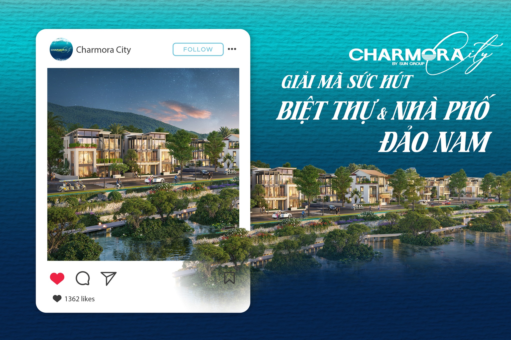 GiảI mã sức hút biệt thự & nhà phố đảo nam Charmora City