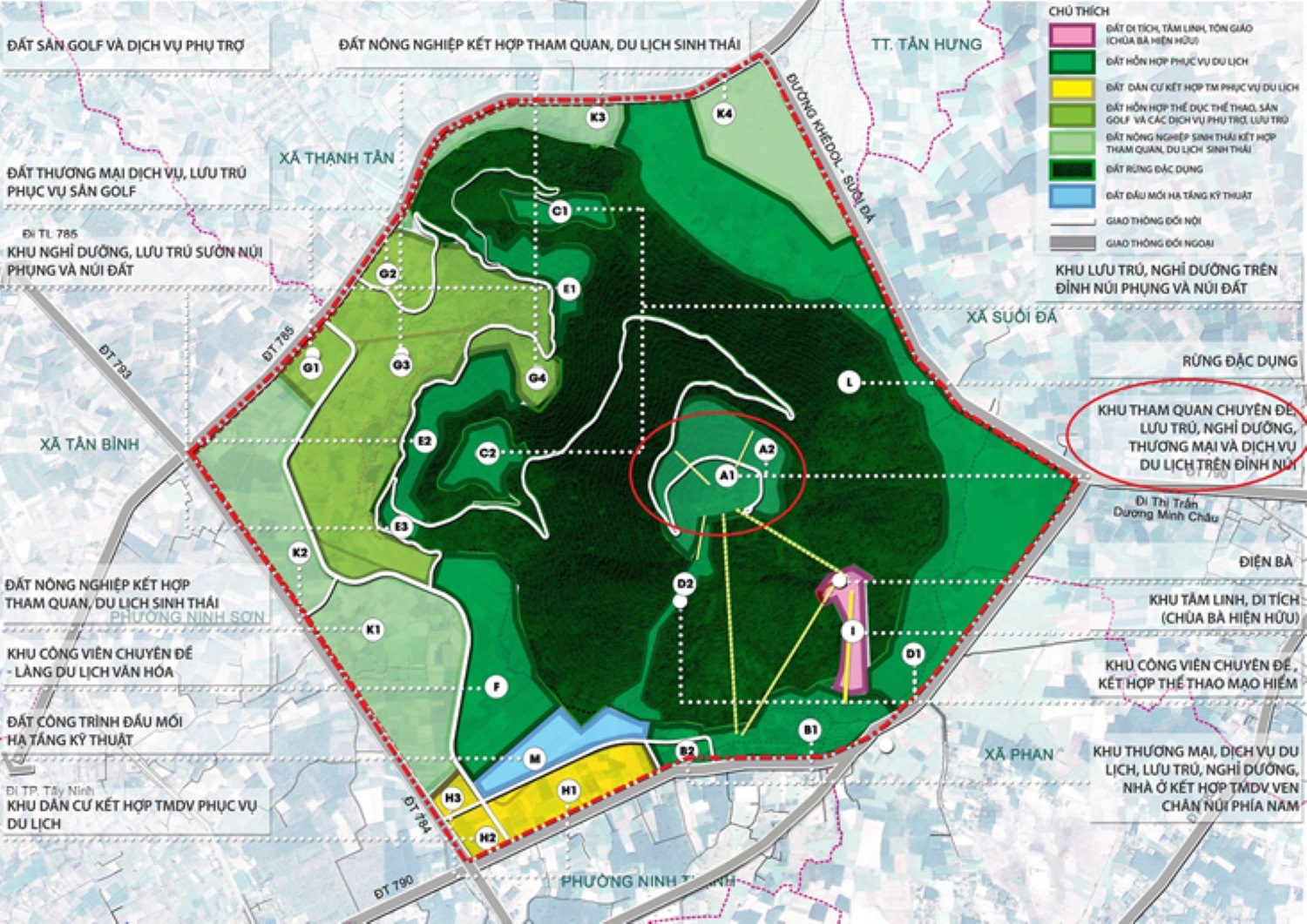 Khu tham quan chuyên đề, nghỉ dưỡng trên đỉnh Núi Bà Đen