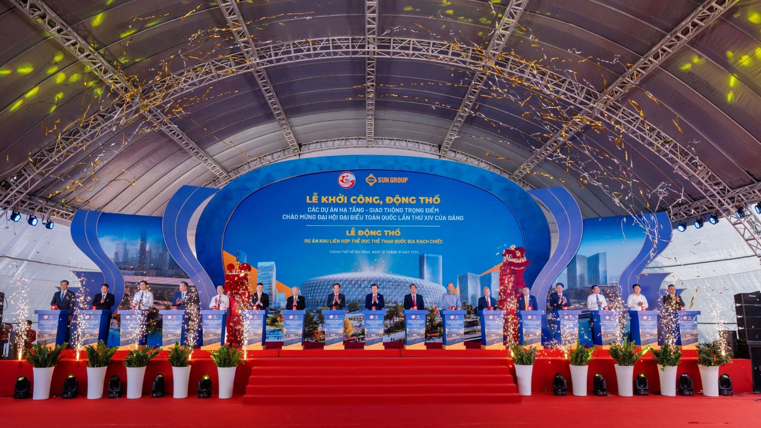 Lễ khởi công động thổ Sun Group Rạch Chiếc