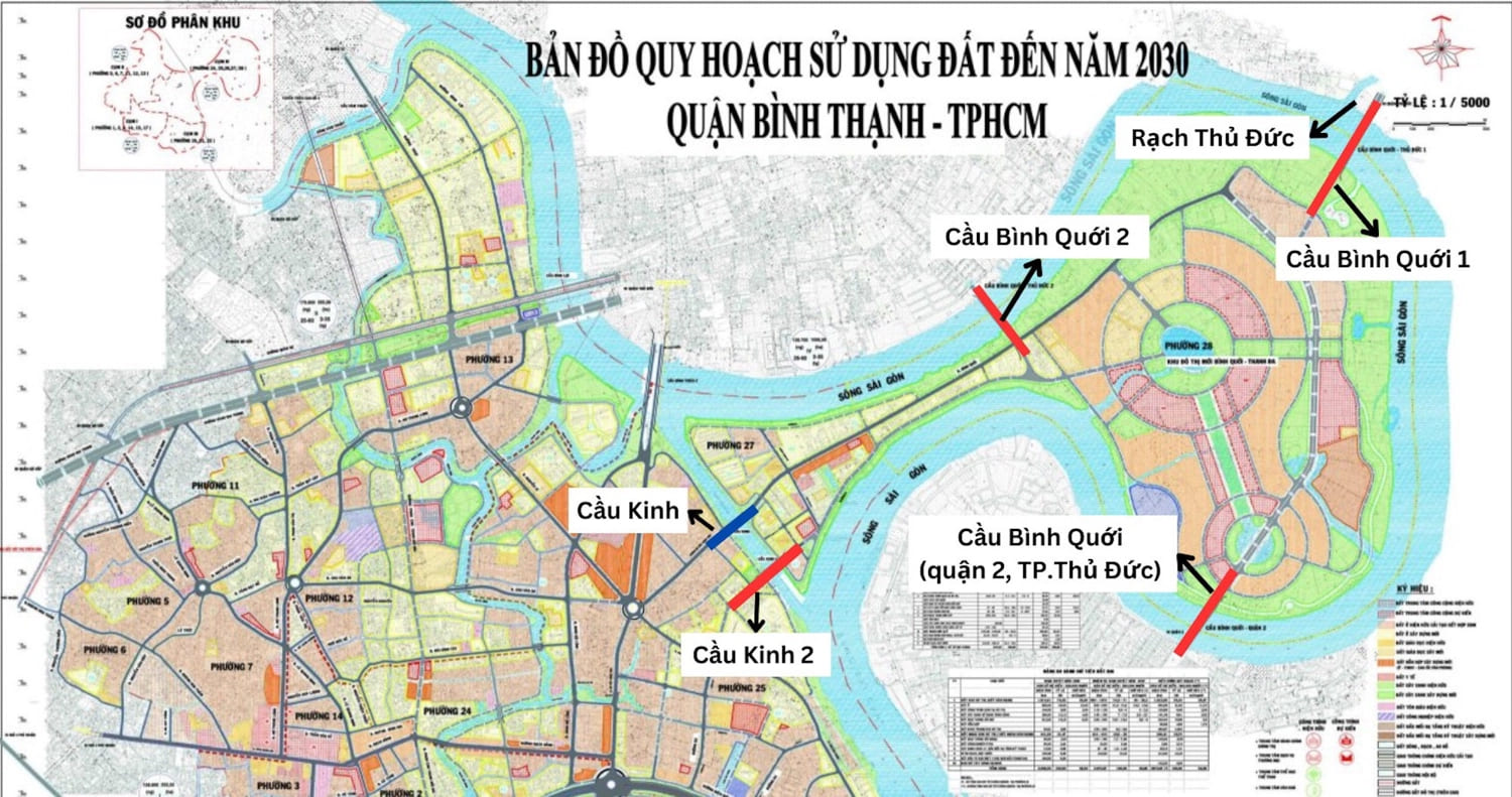Vị trí Khu đô thị Bình Quới - Thanh Đa: Viên ngọc xanh giữa lòng Sài Gòn 1 Quy hoạch Khu đô thị Bình Quới - Thanh Đa Sun Group