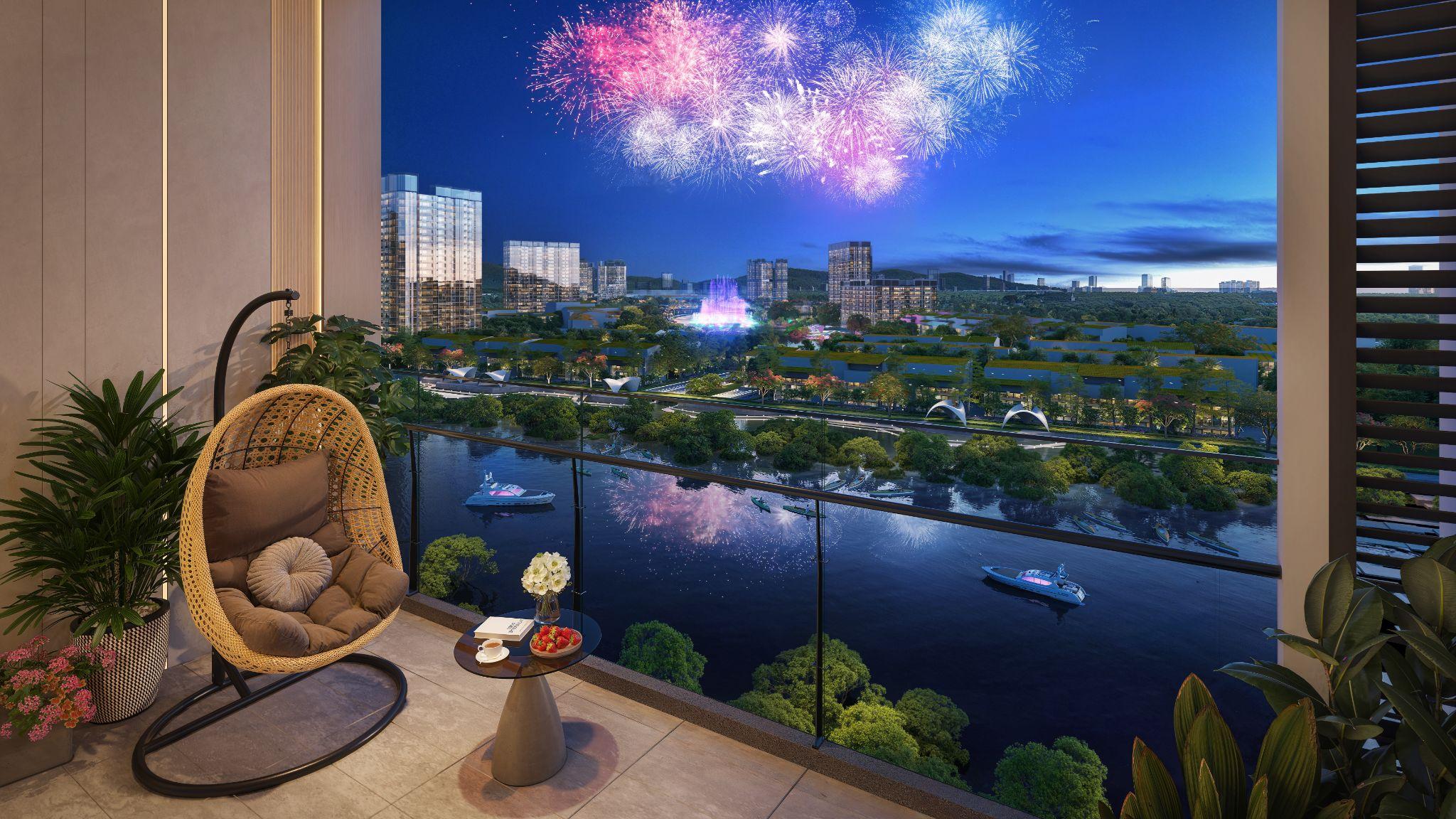 The Onsen sở hữu tầm nhìn panorama hiếm có