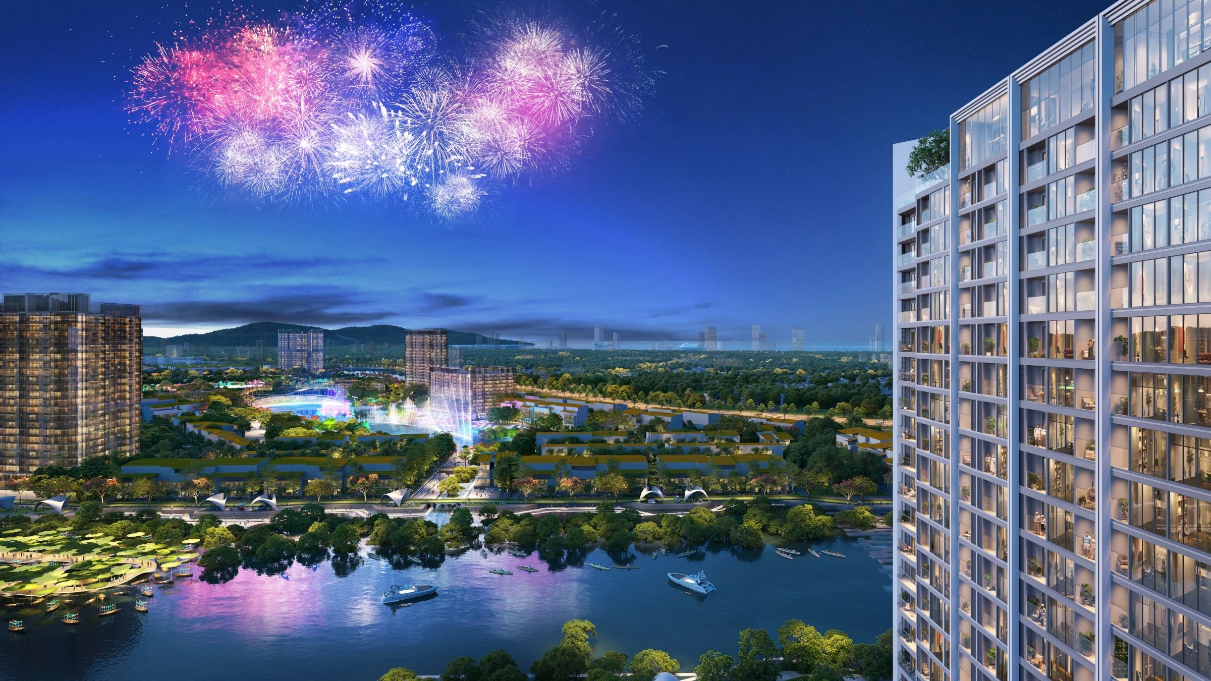 The Onsen sở hữu tầm nhìn panorama