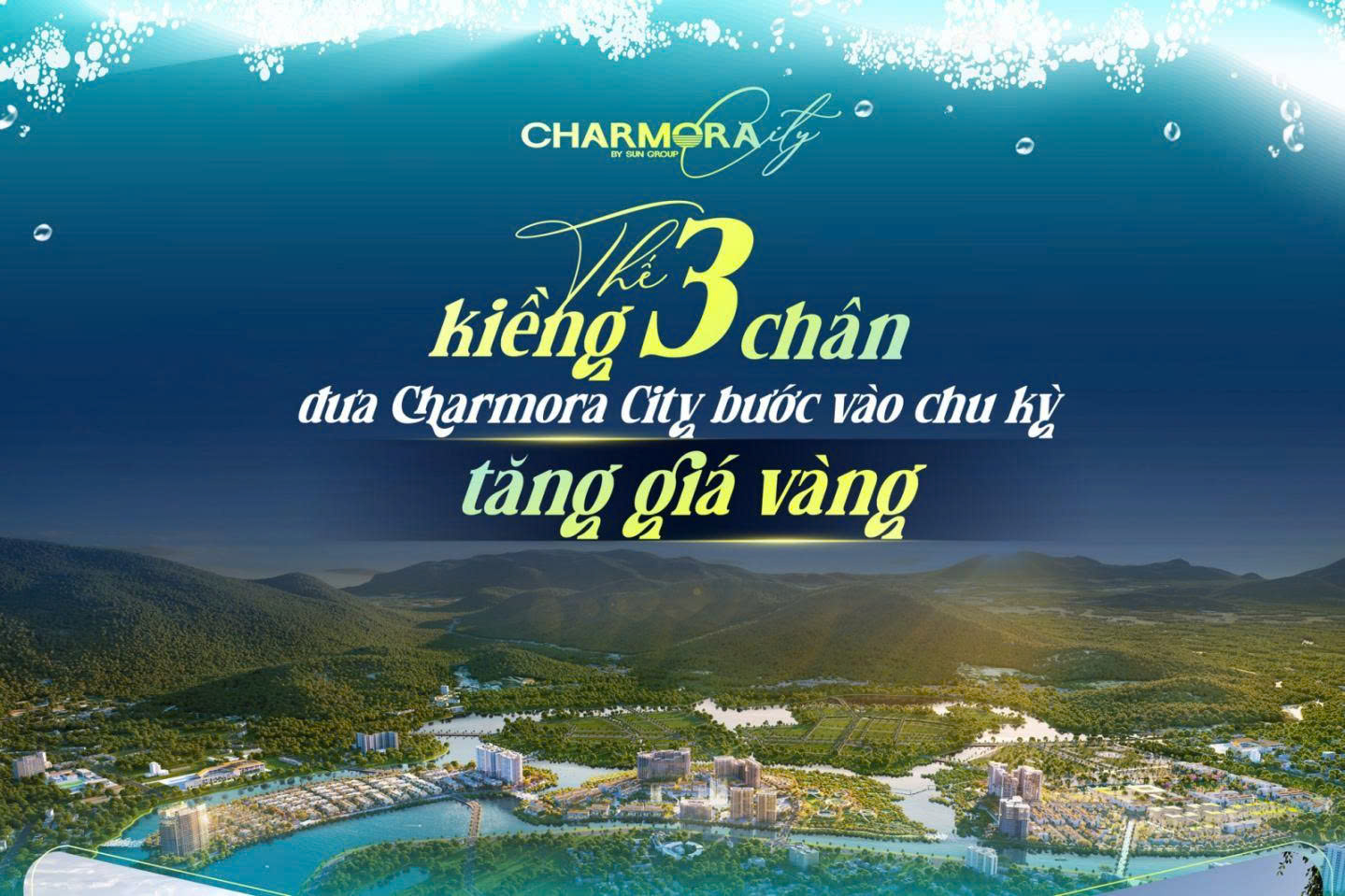 Thế kiềng 3 chân đưa Charmora City bước vào chu kỳ tăng giá vàng