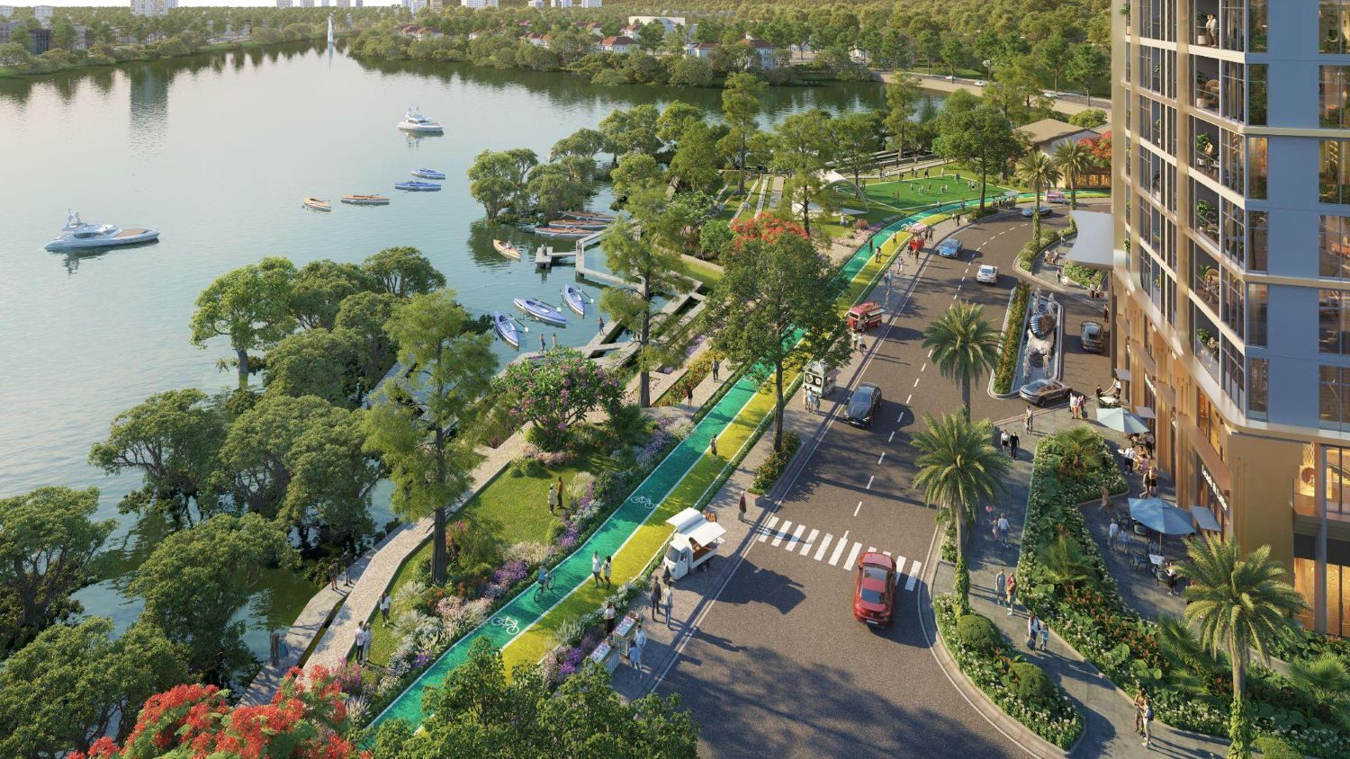 Cư dân The Charm hưởng trọn hệ thống tiện ích đẳng cấp của đô thị Charmora City.