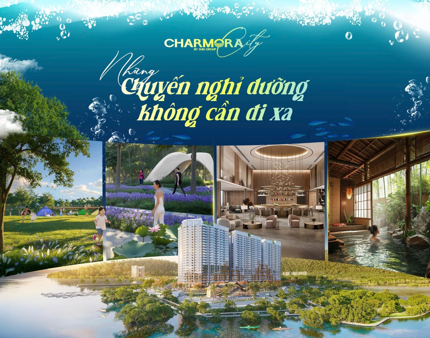Charmora City, để nghỉ dưỡng, chỉ cần trở về nhà