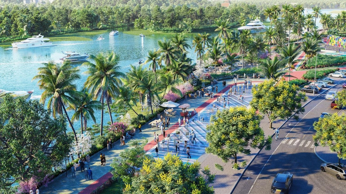 Công viên Hyde Park tại dự án Sun Riverpolis