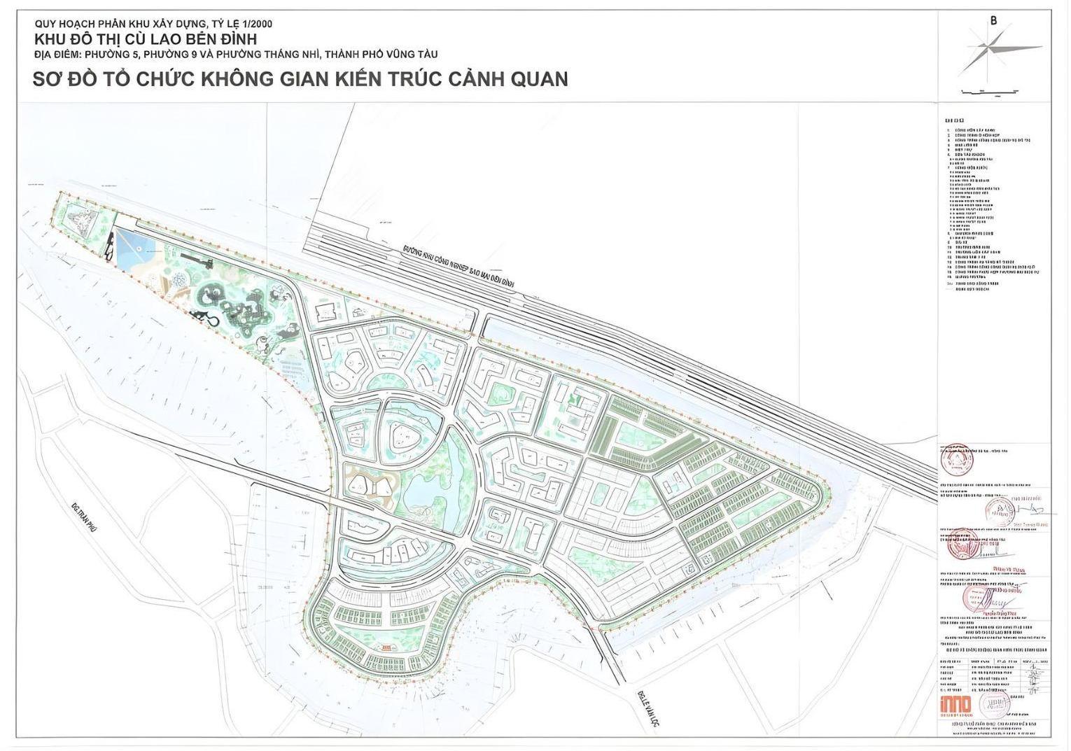 Quy hoạch phân khu xây dựng Khu đô thị Cù Lao Bến Đình Sun Group Vũng Tàu