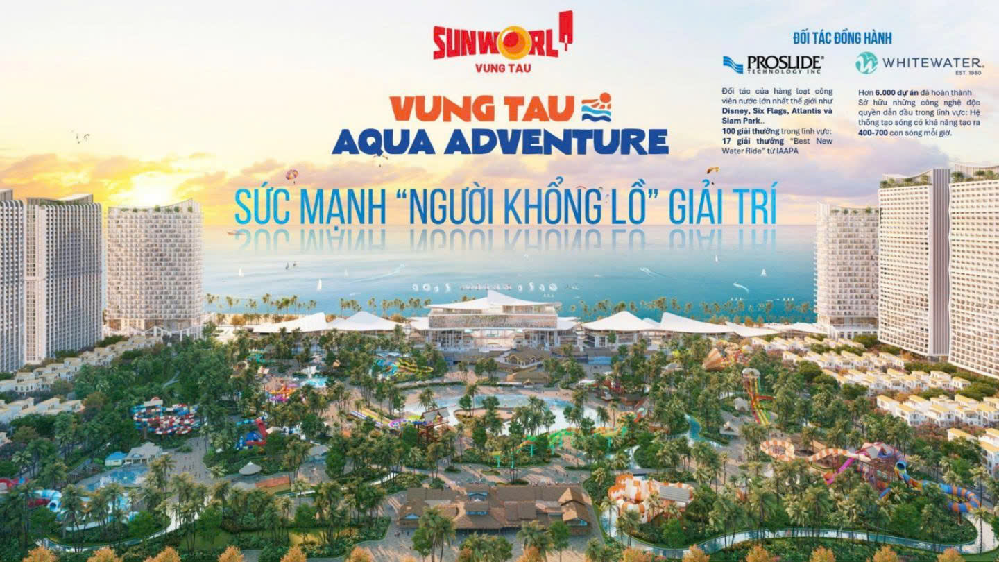 Sun Group đưa vũng tàu lên đẳng cấp quốc tế với Sun World Vũng Tàu Aqua Adventure