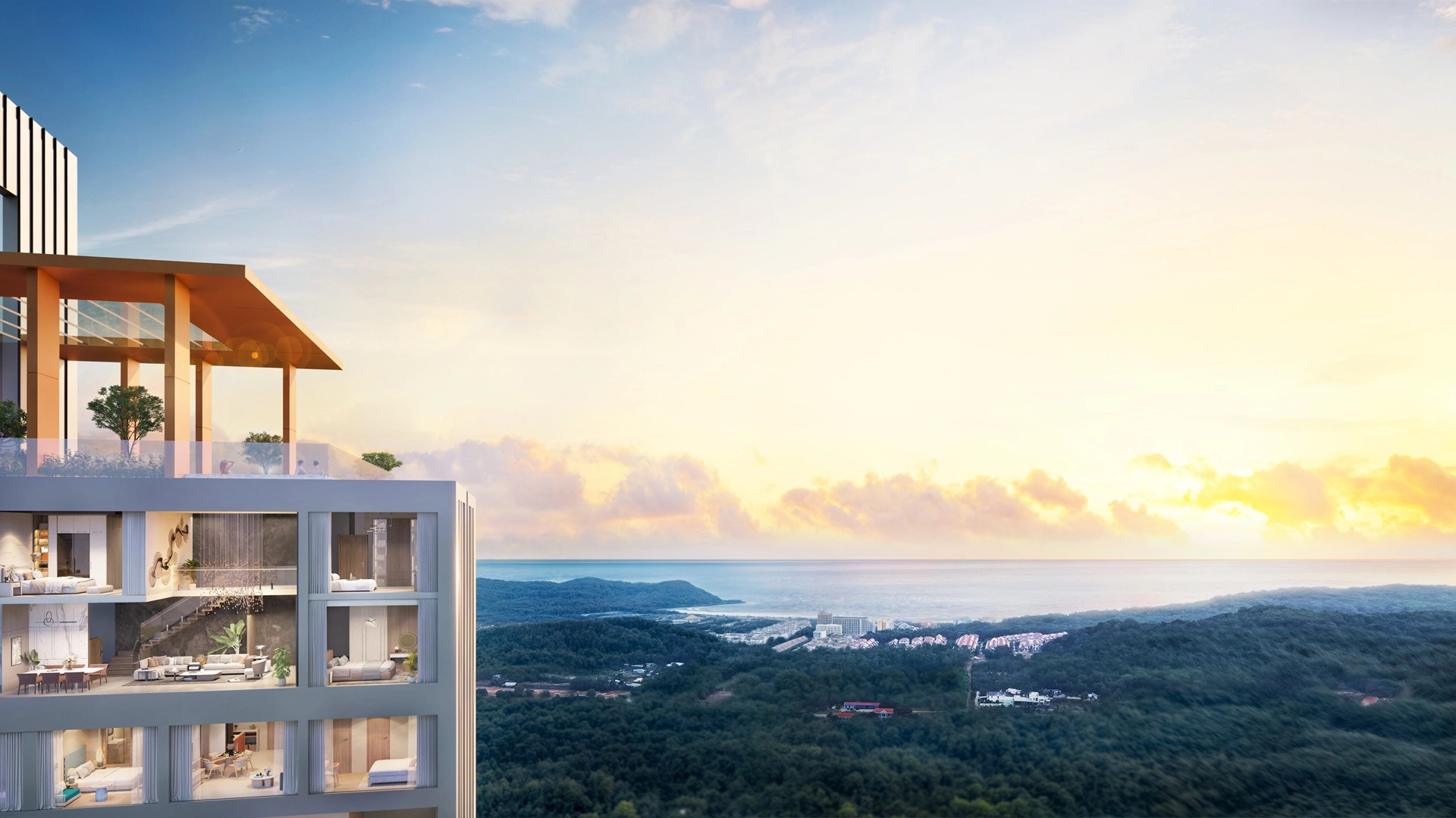 Tiem nang khai thac dong tien tu can ho bien The Sunset 1