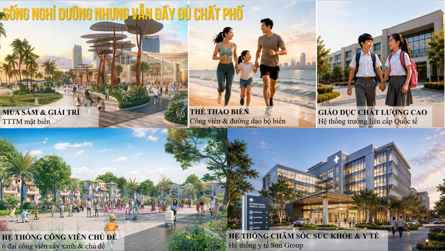 Căn hộ Beachtro Tower | Blanca City Sun Group Vũng Tàu - Thông tin chi tiết, bảng giá bán và chính sách bán hàng 8 Tiện ích Beachtro Tower Blanca City Sun Group Vũng Tàu