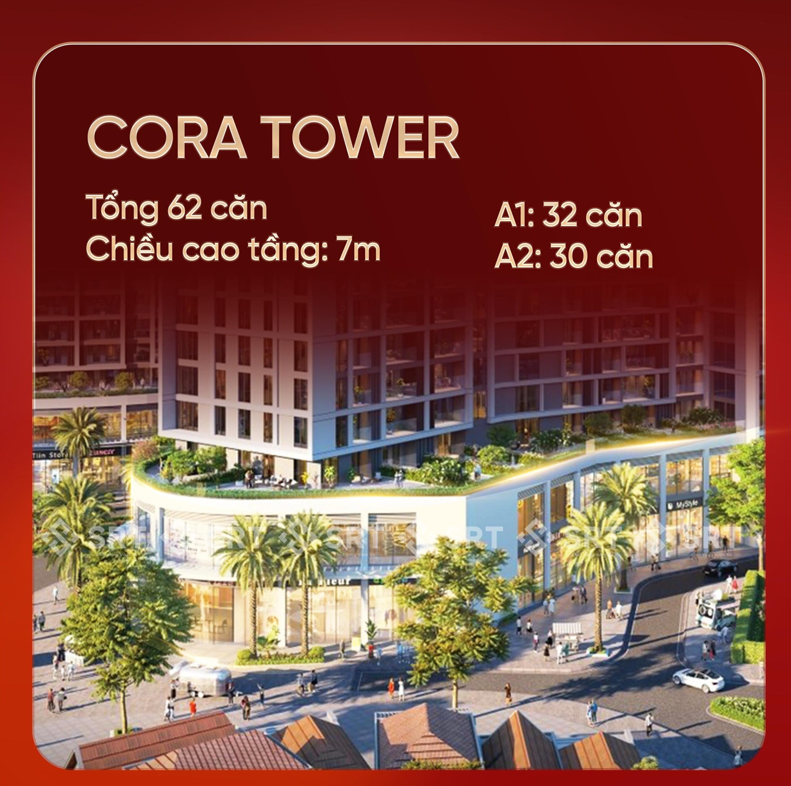 Siêu phẩm chính thức trình làng: Bộ sưu tập Shophouse khối đế đẳng cấp nhất Đà Nẵng! 1 Tổng quan Shophouse Khối Đế Cora Tower Sun Group Đà Nẵng